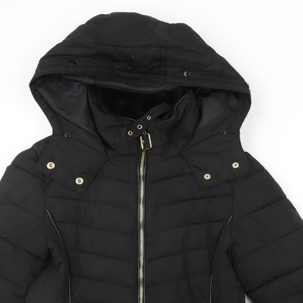 New Look Womens Black   Jacket Coat Size 8