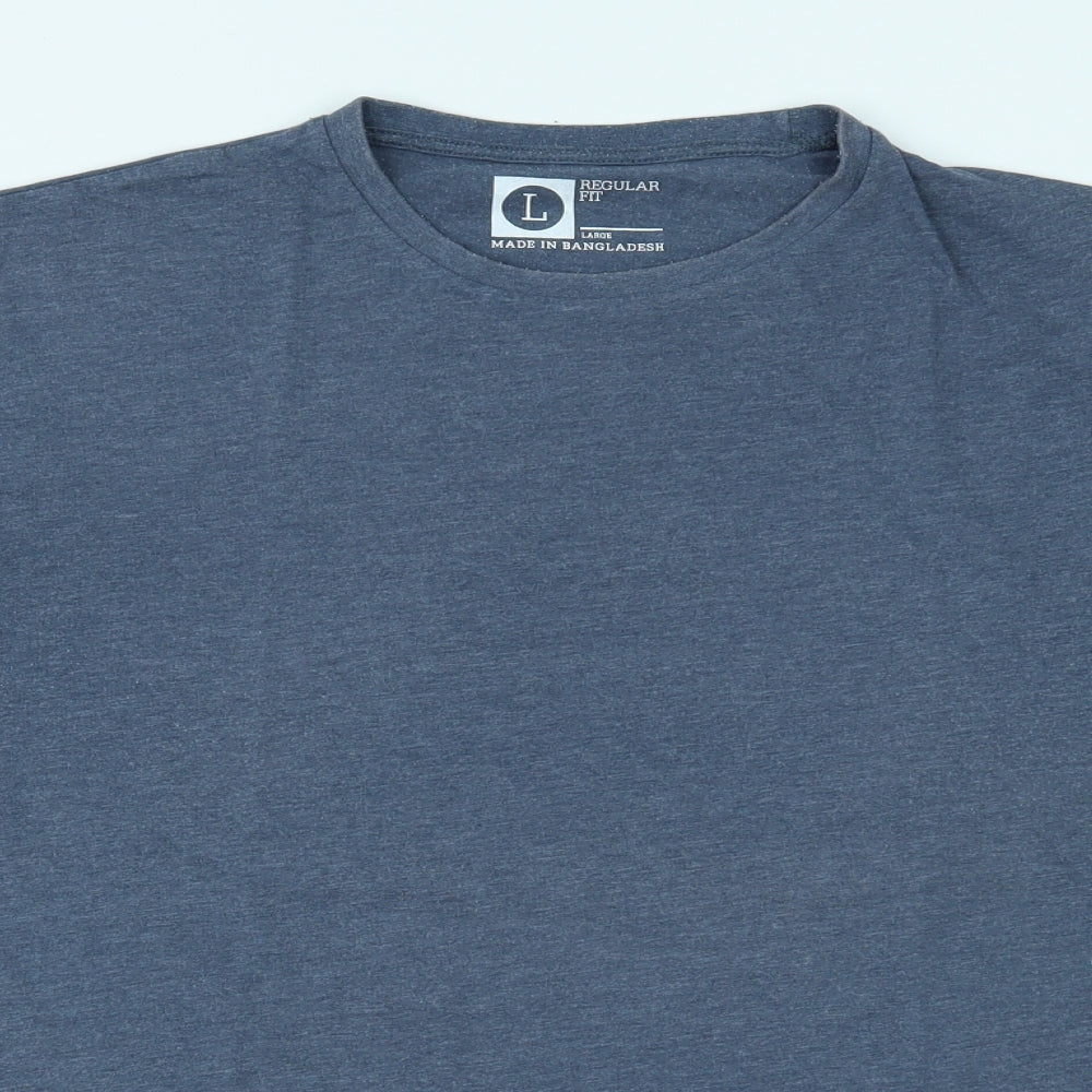 Preworn Mens Blue    T-Shirt Size L