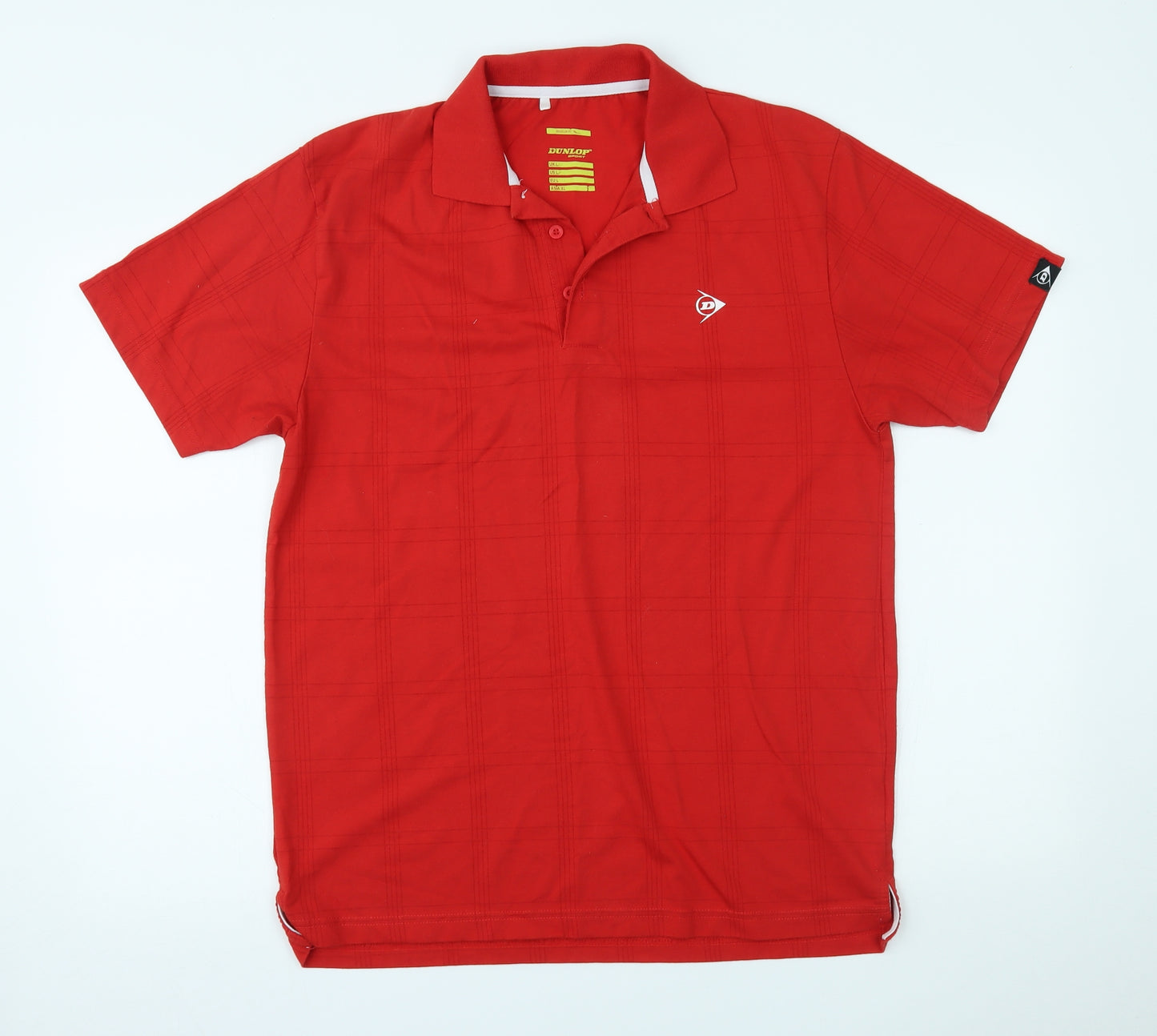 Dunlop Mens Red    Polo Size L