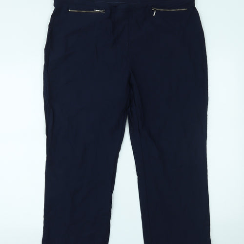 Preworn Womens Blue   Trousers  Size 20 L23 in