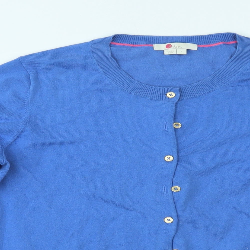Boden Womens Blue   Cardigan Jumper Size L