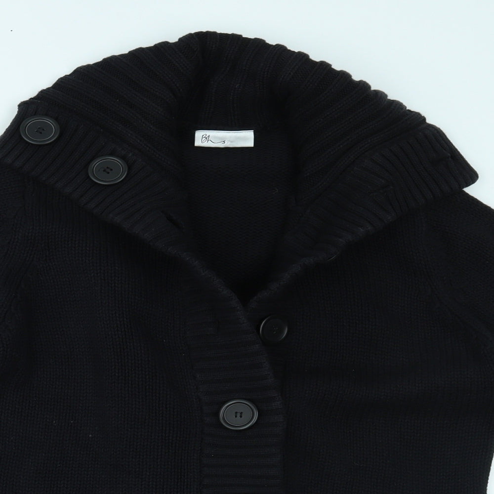 BHS Womens Black    Coatigan Size 18
