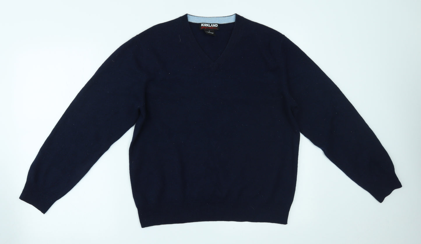 Kirkland Signature Mens Blue   Pullover Jumper Size M