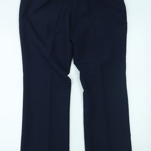 Papaya Womens Blue   Trousers  Size 14 L30 in