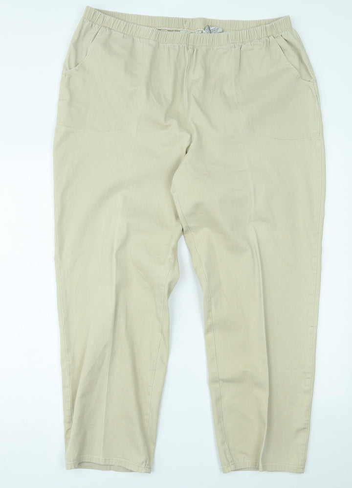 White Stag Womens Beige Trousers Size 3XL L27 in