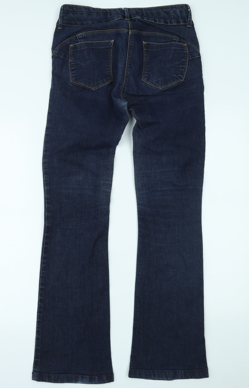 NEXT Womens Blue  Denim Bootcut Jeans Size 12 L31 in