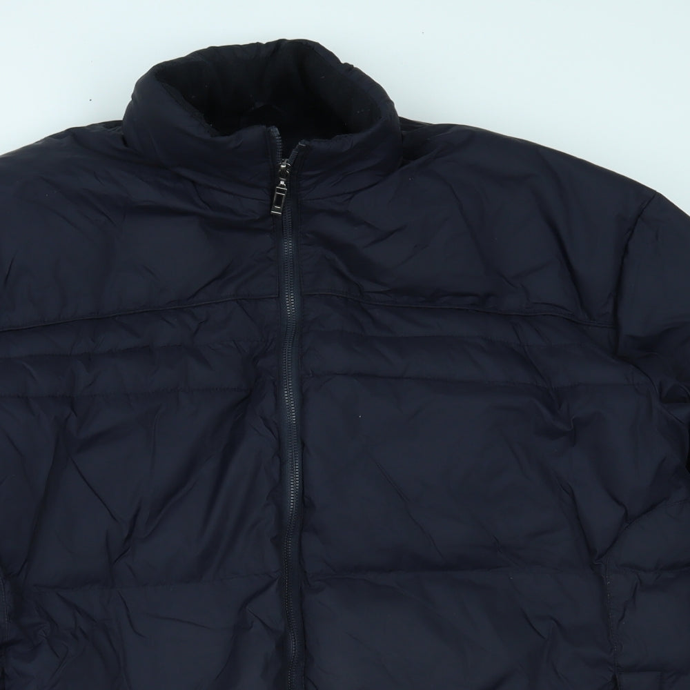 Aspen & Court Mens Blue   Puffer Jacket Coat Size XL