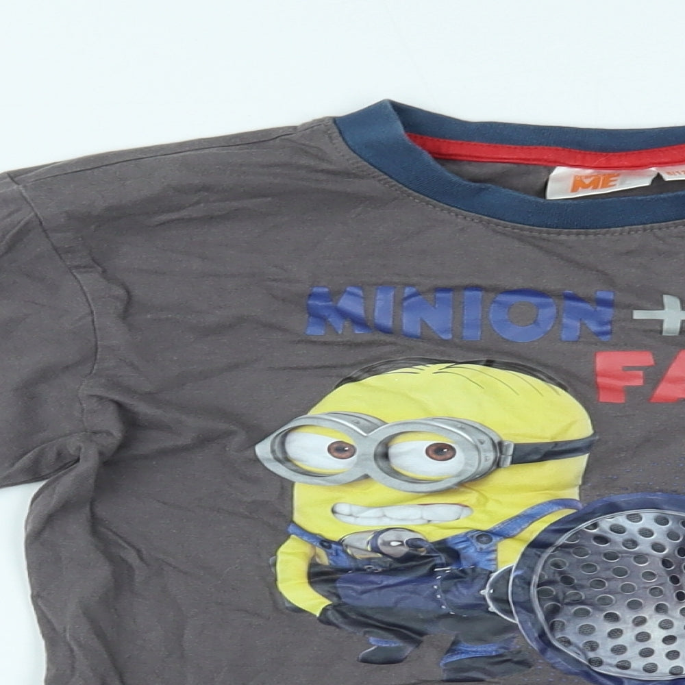 Despicable Me Boys Grey    Pyjama Top Size 8 Years