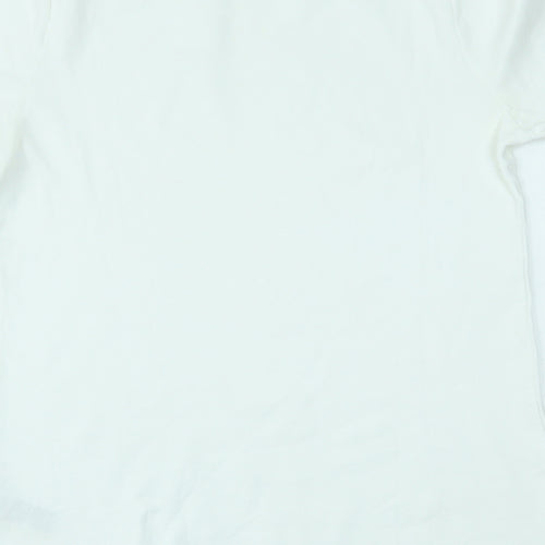 Marks and Spencer Womens White   Basic T-Shirt Size 14