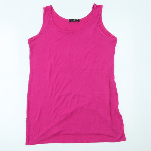 Zuppe Womens Pink   Basic Tank Size 16