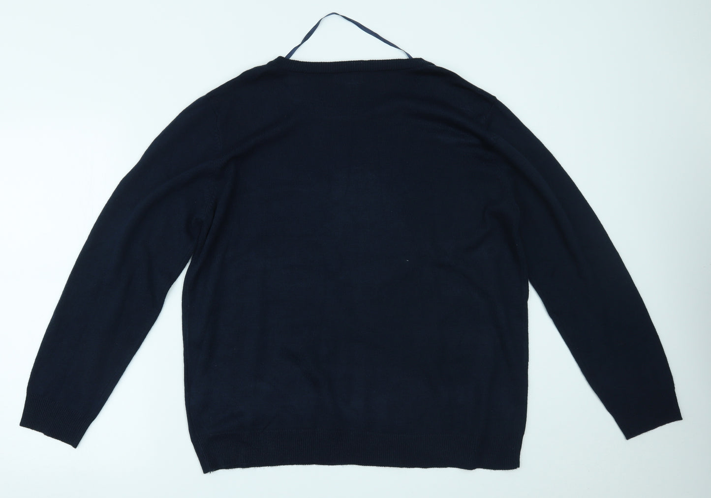 Primark Womens Blue   Pullover Jumper Size XL