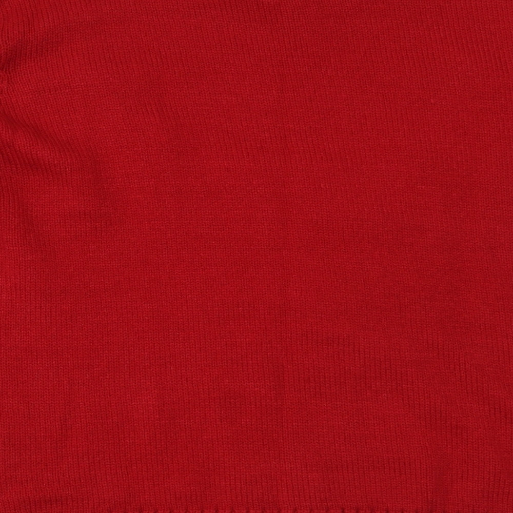 Preworn Mens Red   Pullover Jumper Size XL  - christmas