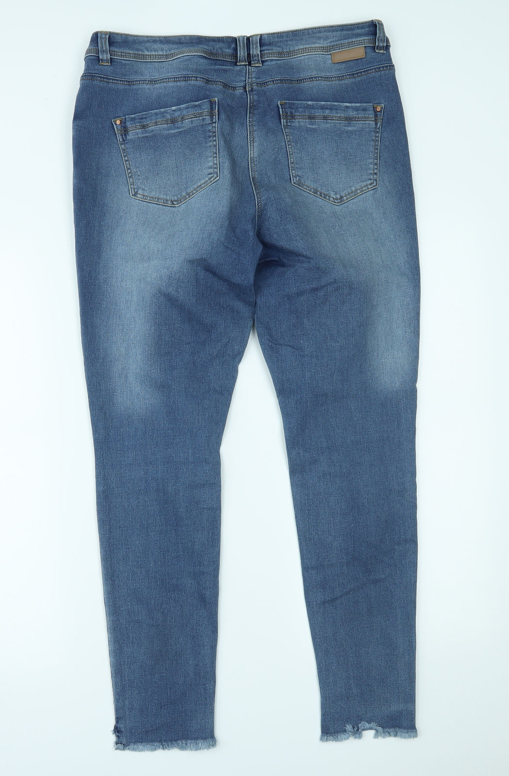 Nutmeg Womens Blue  Denim Skinny Jeans Size 14 L27 in