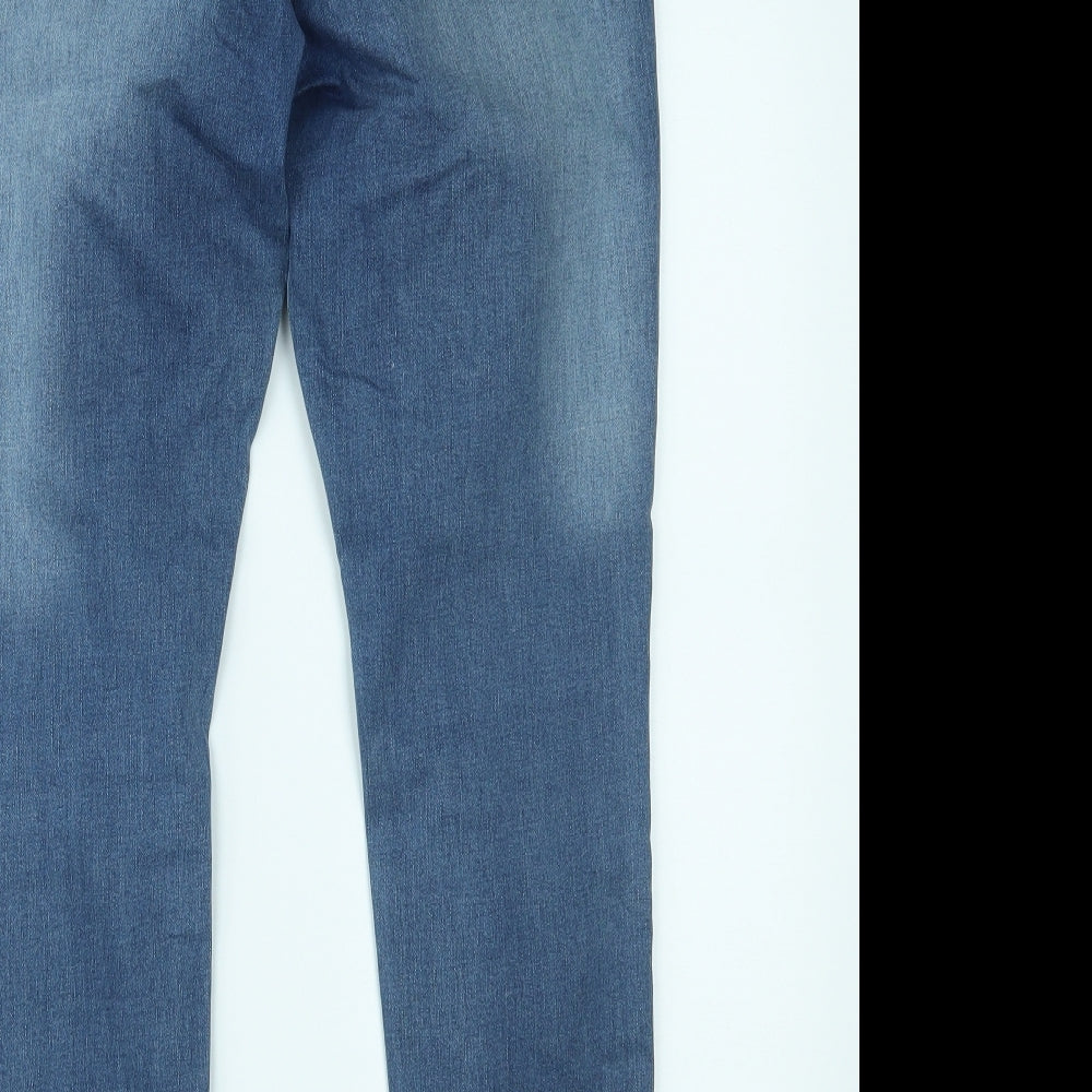 Nutmeg Womens Blue  Denim Skinny Jeans Size 14 L27 in