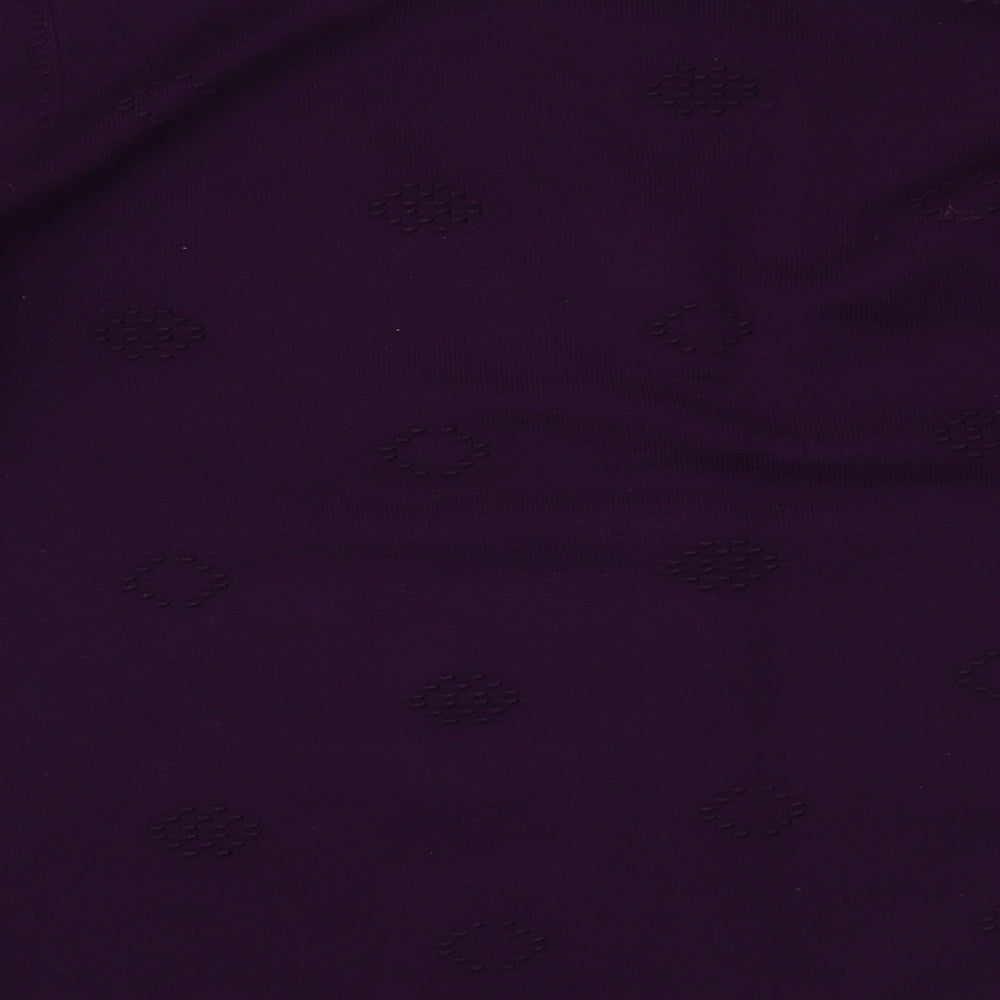 MICHA Womens Purple   Basic Blouse Size XL