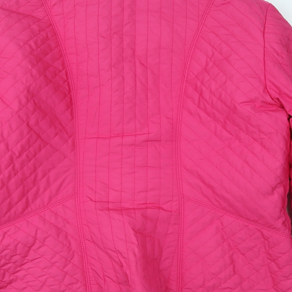 Gerry Weber Womens Pink   Overcoat Jacket Size 16