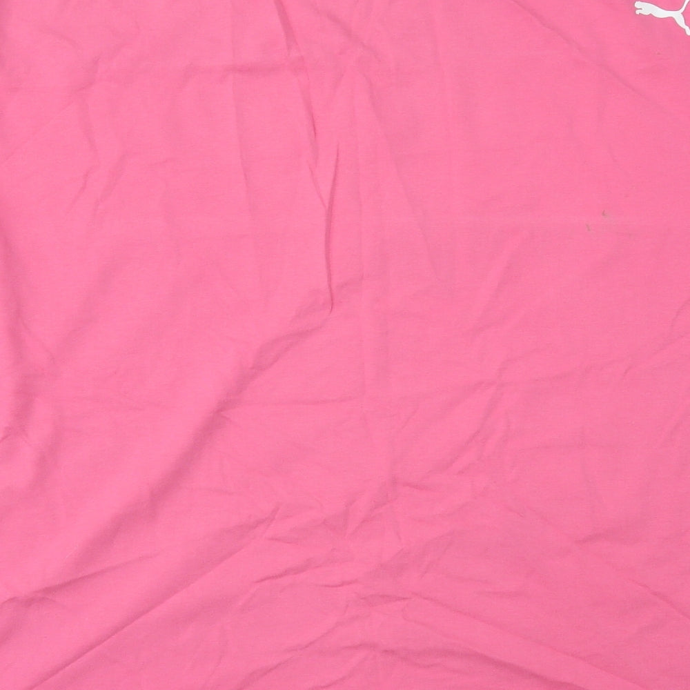 PUMA Womens Pink   Basic T-Shirt Size XL