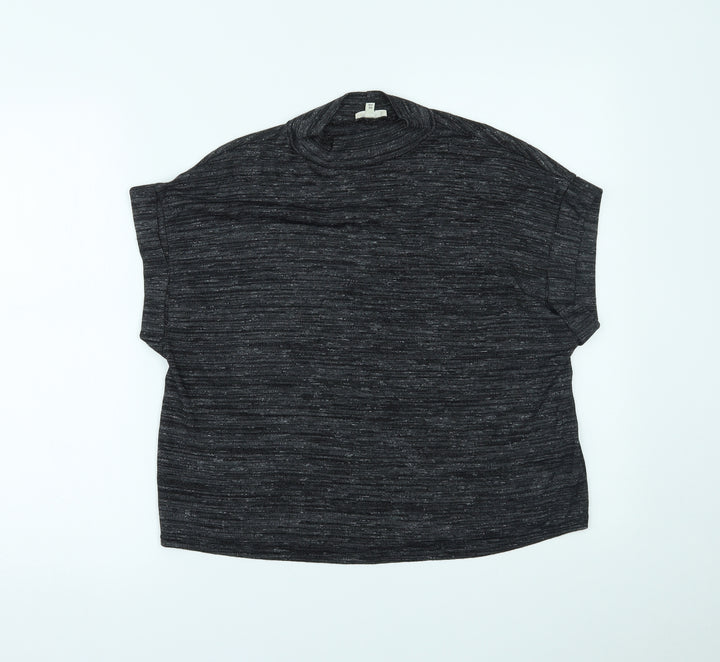 River Island Womens Grey   Cropped T-Shirt Size 10