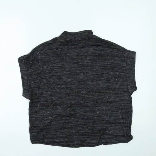 River Island Womens Grey   Cropped T-Shirt Size 10