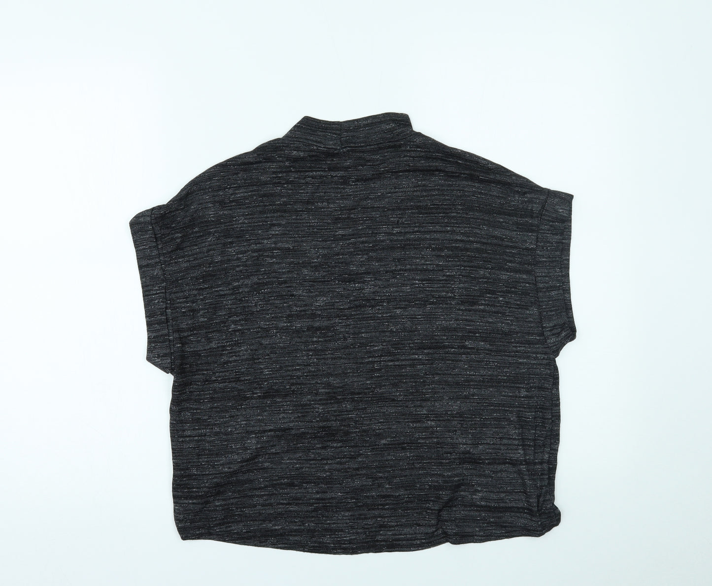 River Island Womens Grey   Cropped T-Shirt Size 10