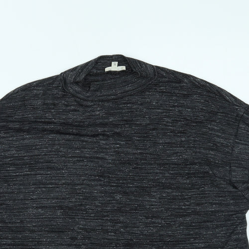 River Island Womens Grey   Cropped T-Shirt Size 10