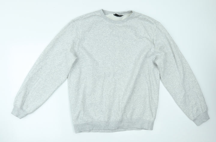 H&M Womens Grey   Pullover Jumper Size L