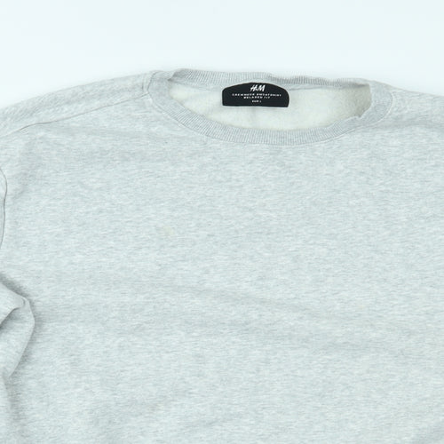 H&M Mens Grey   Pullover Jumper Size L