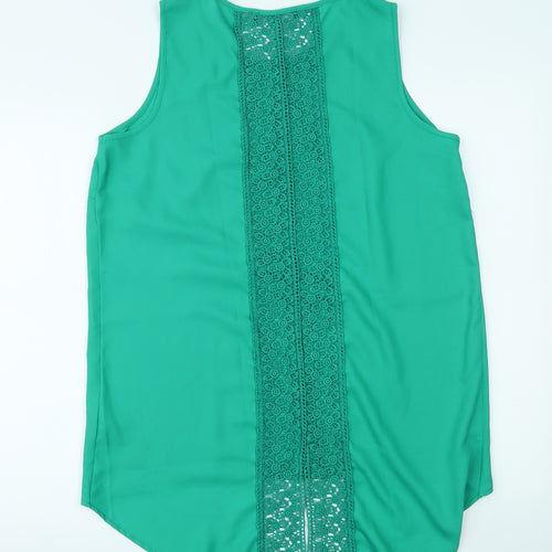 JD Williams Womens Green   Basic Tank Size 14