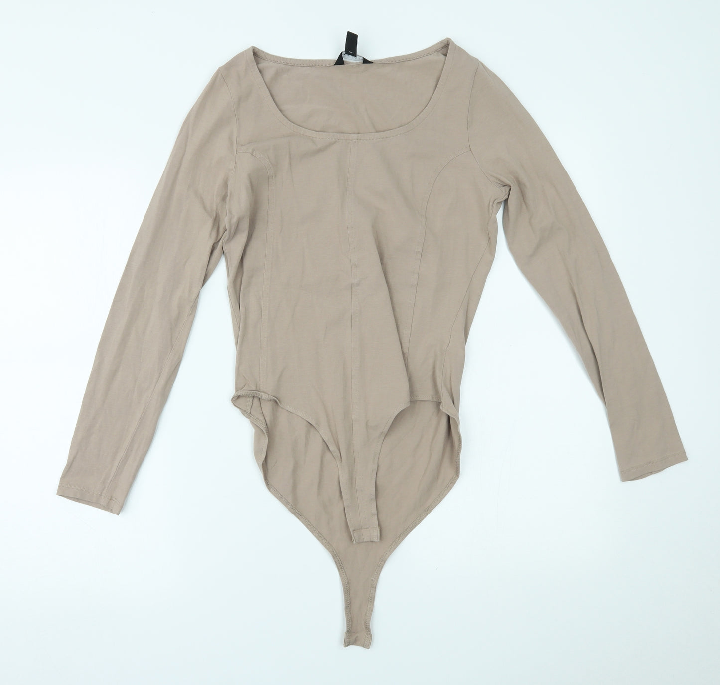 New Look Womens Beige   Bodysuit One-Piece Size 14