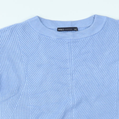 Marks and Spencer Womens Blue   Pullover Jumper Size M