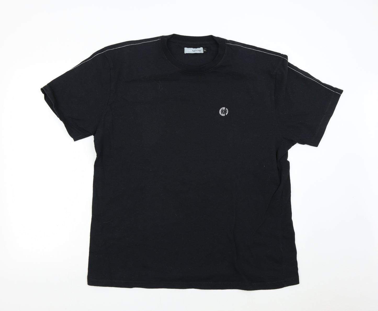 Red Herring Mens Black    T-Shirt Size 2XL