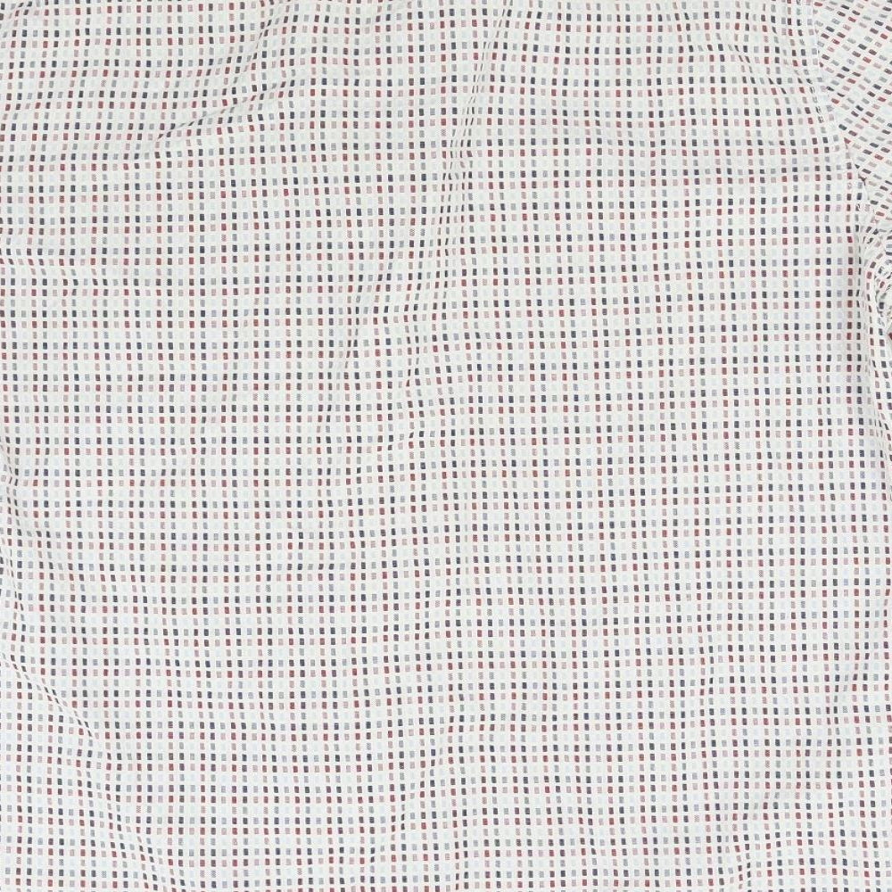 NEXT Mens Multicoloured Geometric   Button-Up Size XL