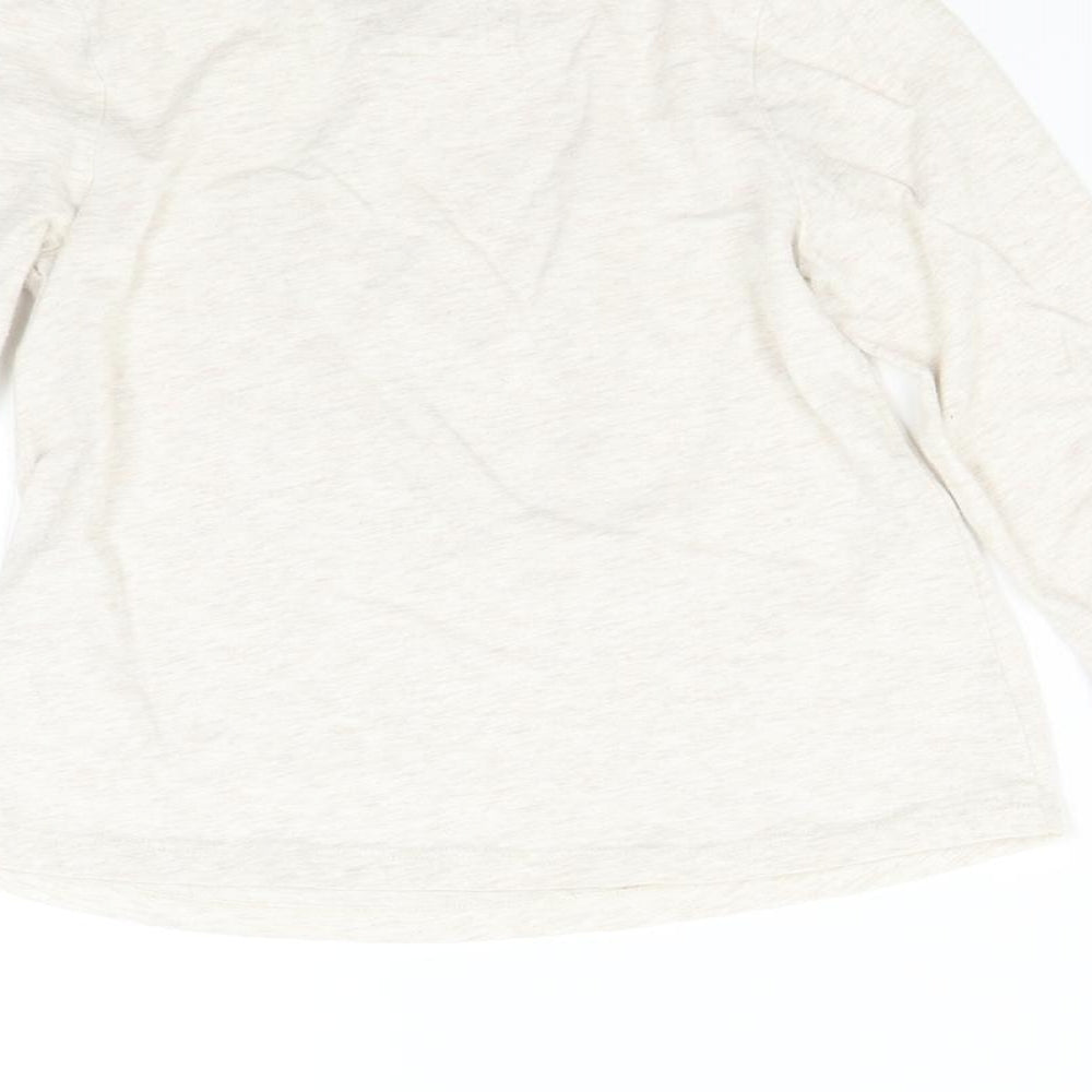 TU Girls Beige   Basic T-Shirt Size 7 Years  - Heart
