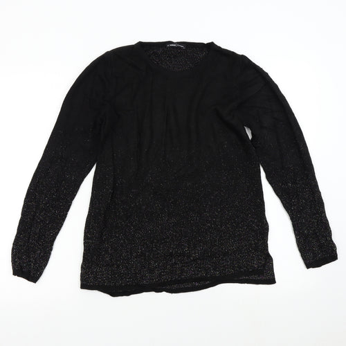 LC Wakiki Womens Black  Knit Pullover Jumper Size L