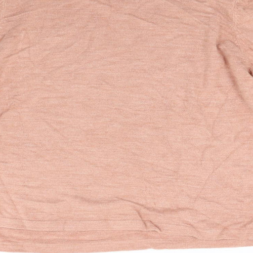 M&S Womens Orange  Knit Pullover Jumper Size 18