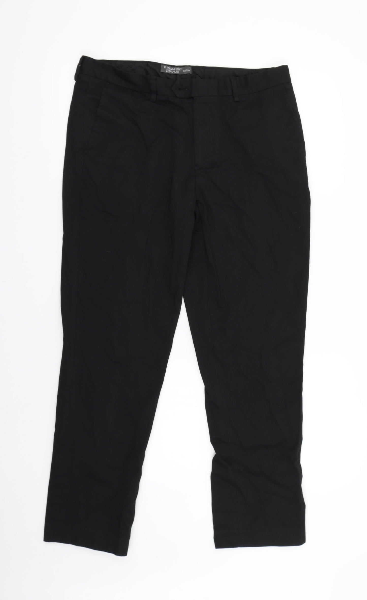 Primark Mens Black   Trousers  Size 34 L32 in