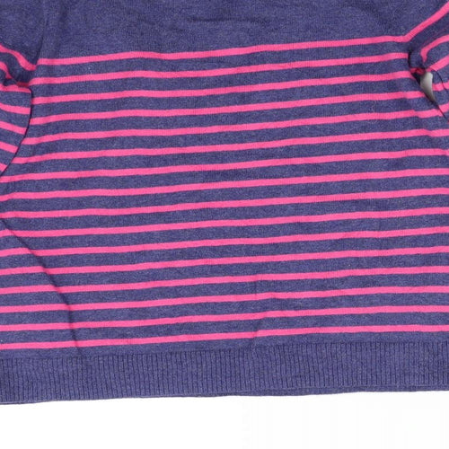 Gap Girls Multicoloured Striped Knit Pullover Jumper Size L  - Heart