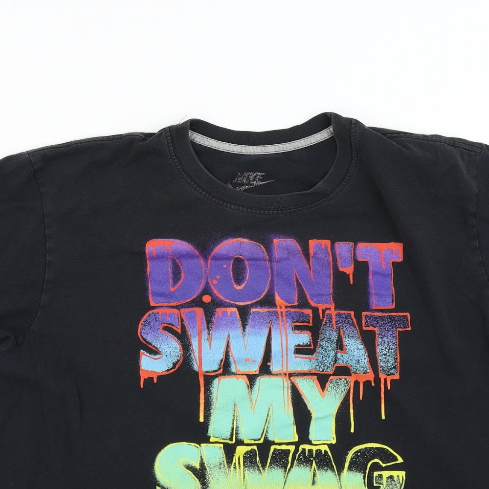 Nike Mens Black    T-Shirt Size L