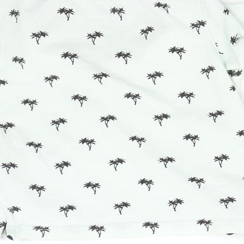 Primark Baby Green   Basic Polo Size 12-18 Months  - Palm Trees