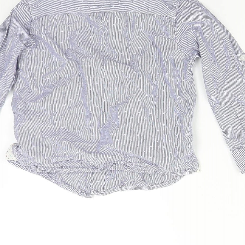 Mothercare Boys Blue Striped  Basic Button-Up Size 2-3 Years