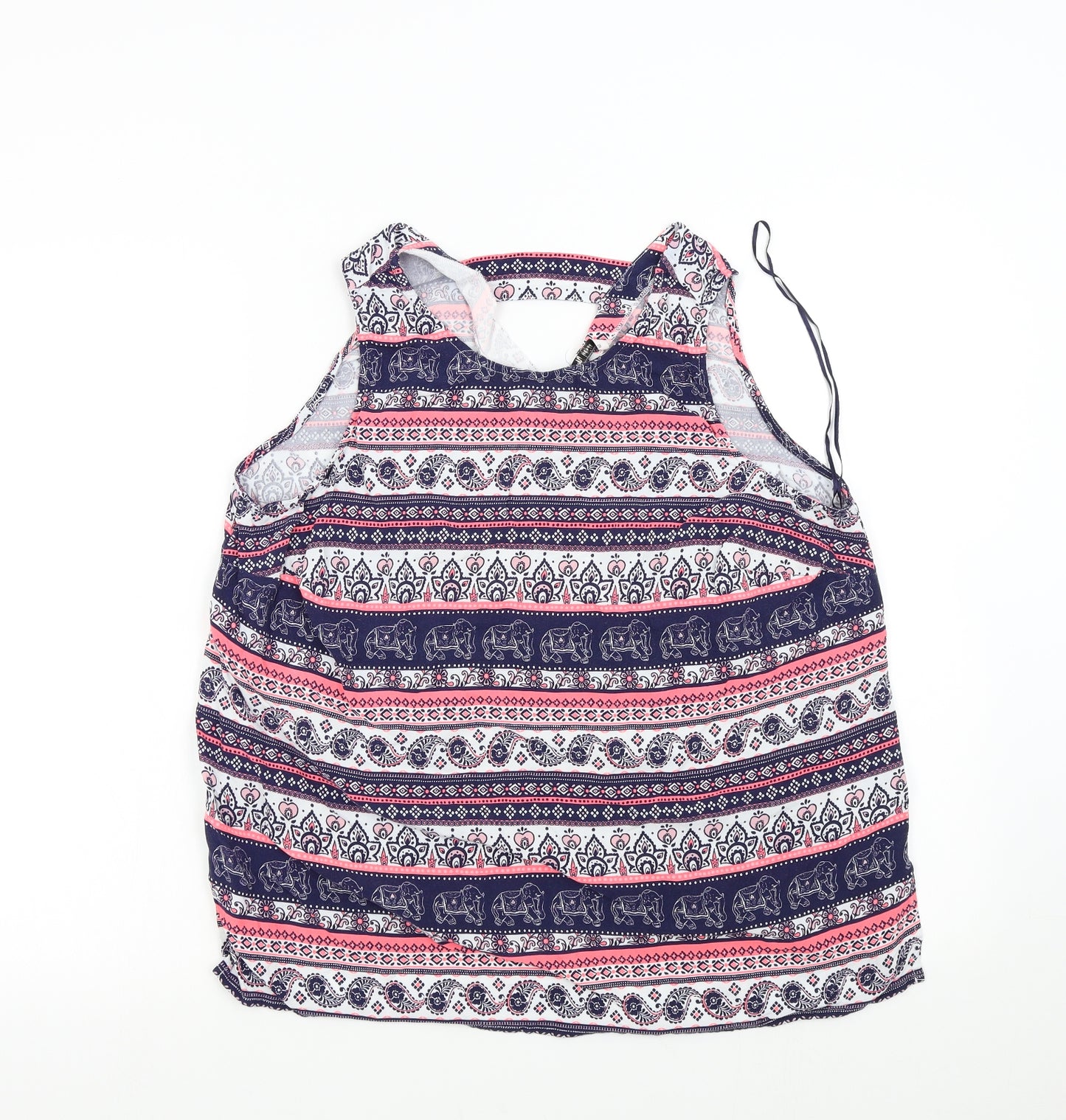 TU Womens Multicoloured Geometric  Camisole Tank Size 20