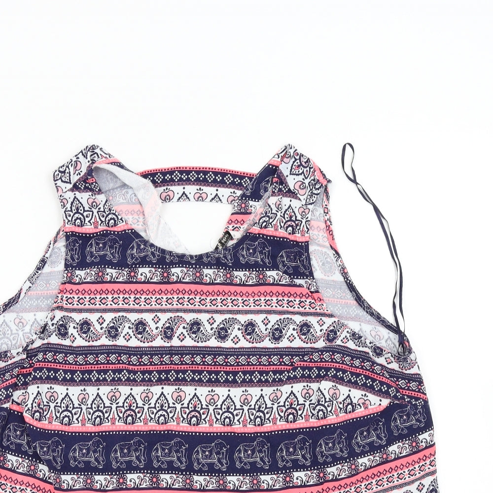 TU Womens Multicoloured Geometric  Camisole Tank Size 20