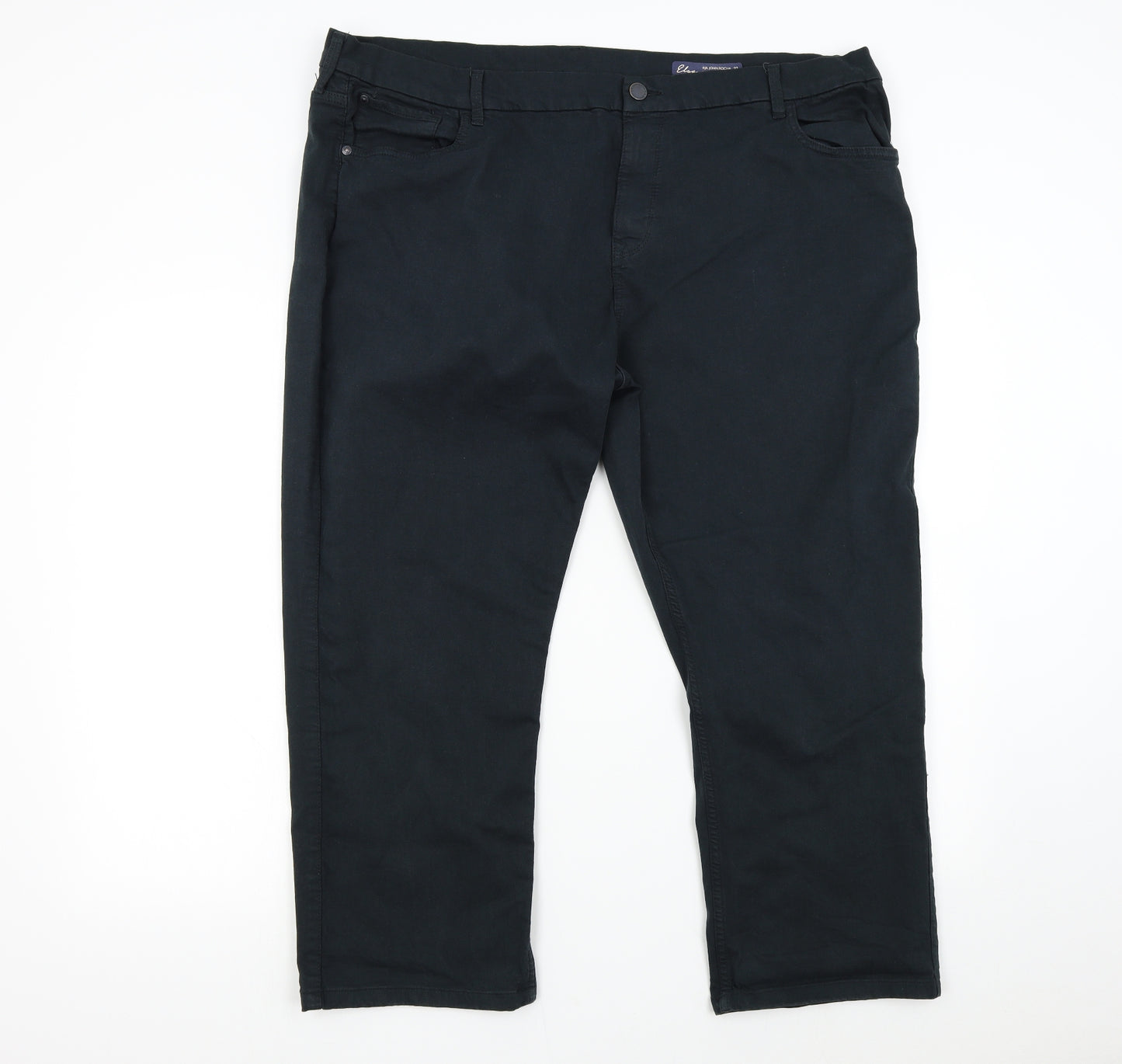John Rocha Womens Black  Denim Straight Jeans Size 22 L25 in