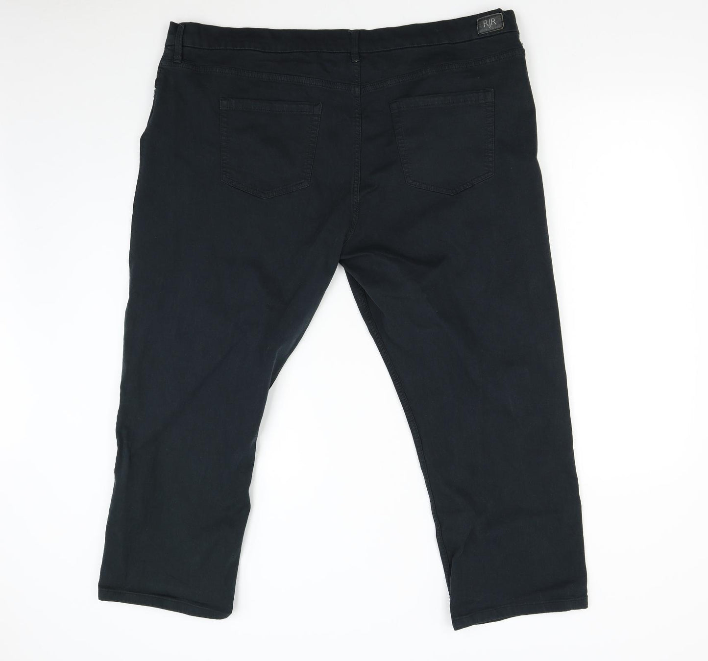 John Rocha Womens Black  Denim Straight Jeans Size 22 L25 in
