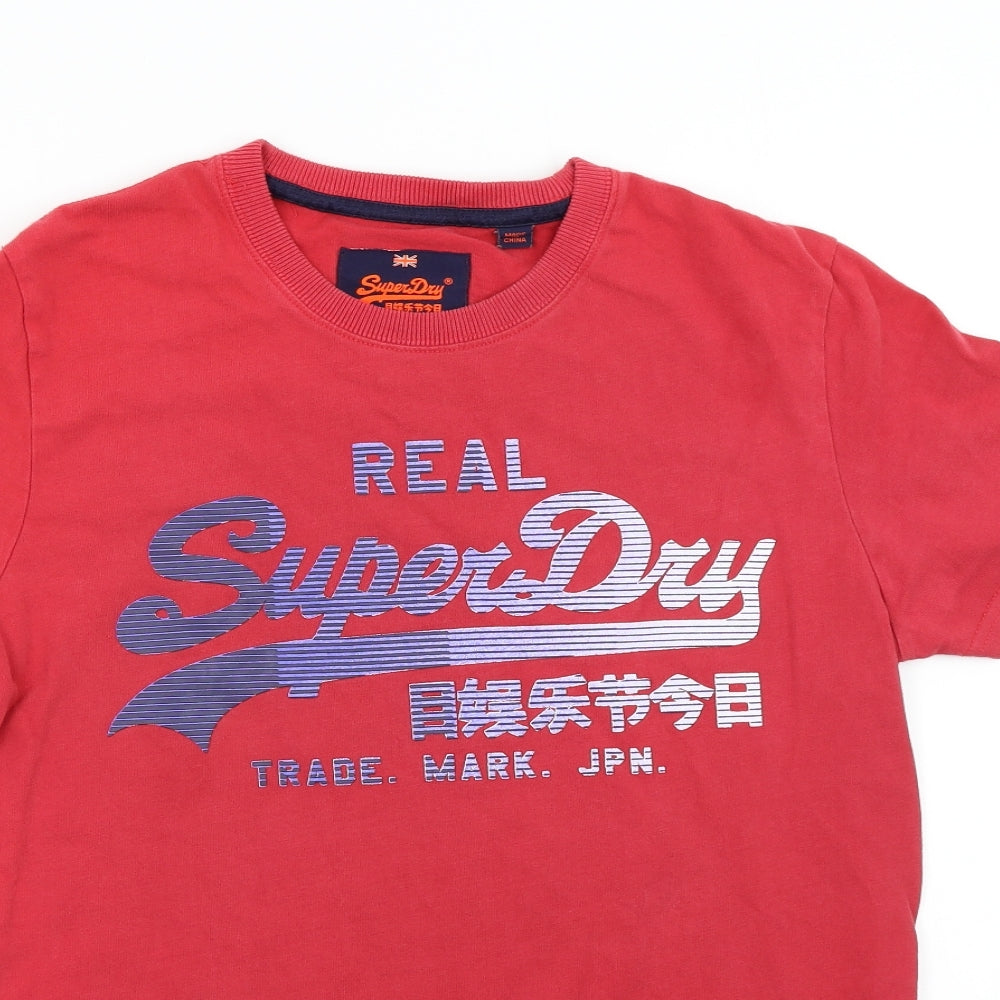 Superdry Mens Red    T-Shirt Size M