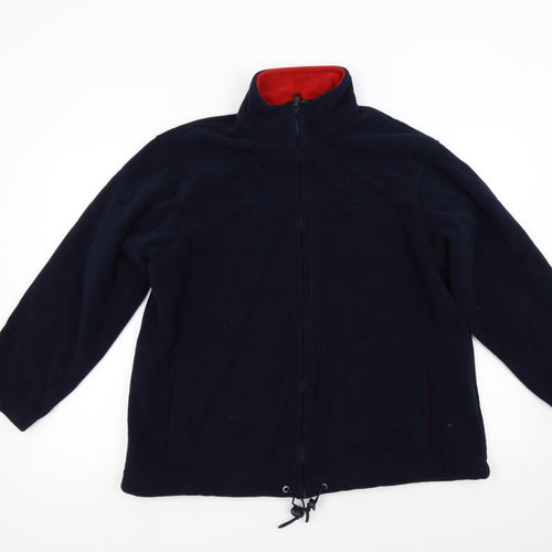 M&S Womens Blue  Fleece Jacket  Size 20