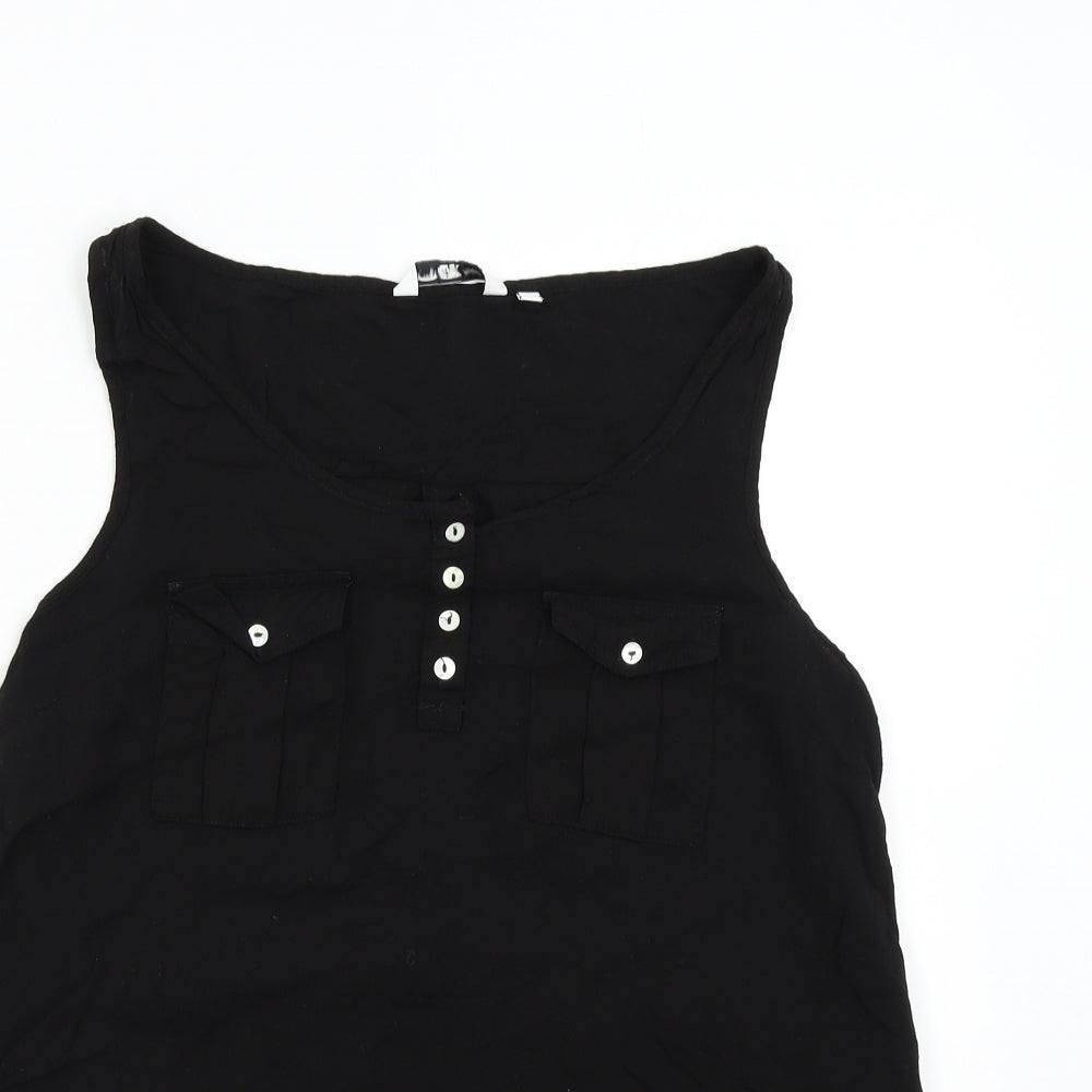 New Look Womens Black   Camisole Tank Size 14