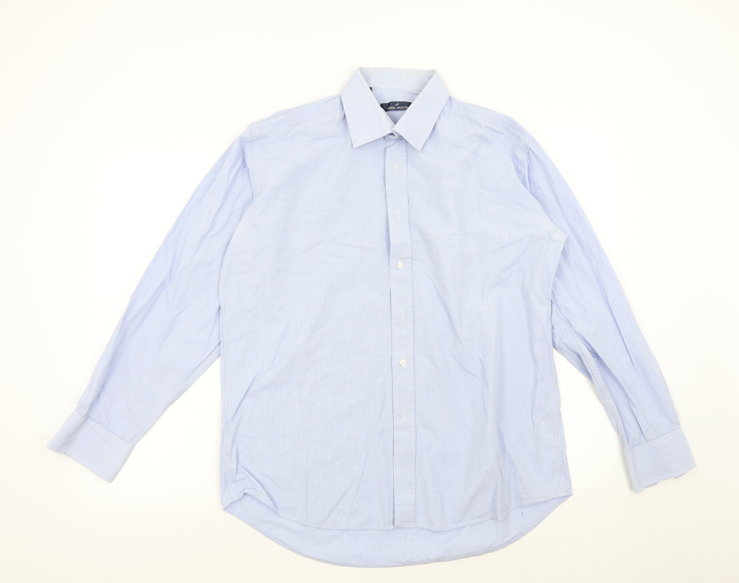 Daniel Hechter Mens Blue    Dress Shirt Size 16.5
