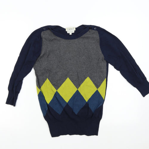 NEXT Womens Multicoloured  Knit Pullover Jumper Size 8