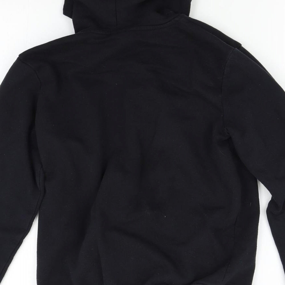 TU Boys Black   Full Zip Hoodie Size 11 Years